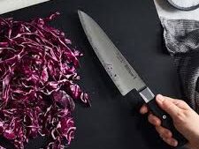 Miyabi koh 8 chef's knife ( how the knife feel in hand)