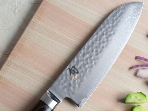 Shun premier santoku knife blade