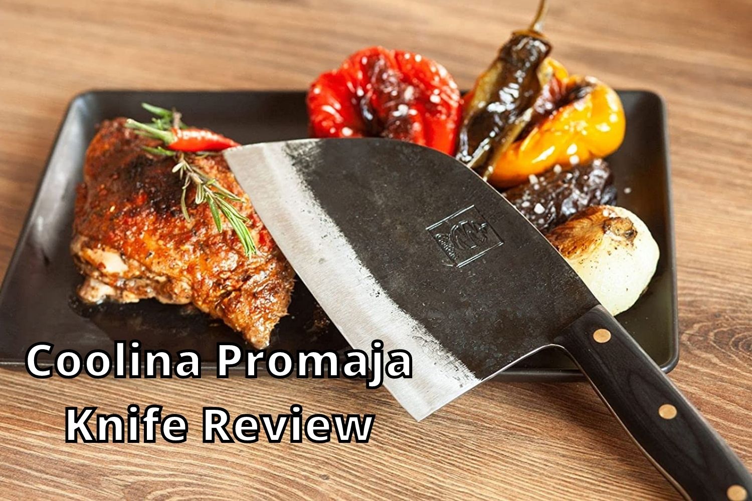 COOLINA Knife PROMAJA Handmade Multipurpose Chef's Knife, Carbon Steel  Knife with Wooden Handle for Indoor and Outdoor Cooking | Well Balanced and