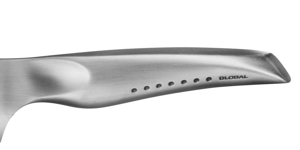 GLOBAL Sai chef's knife handle Design
