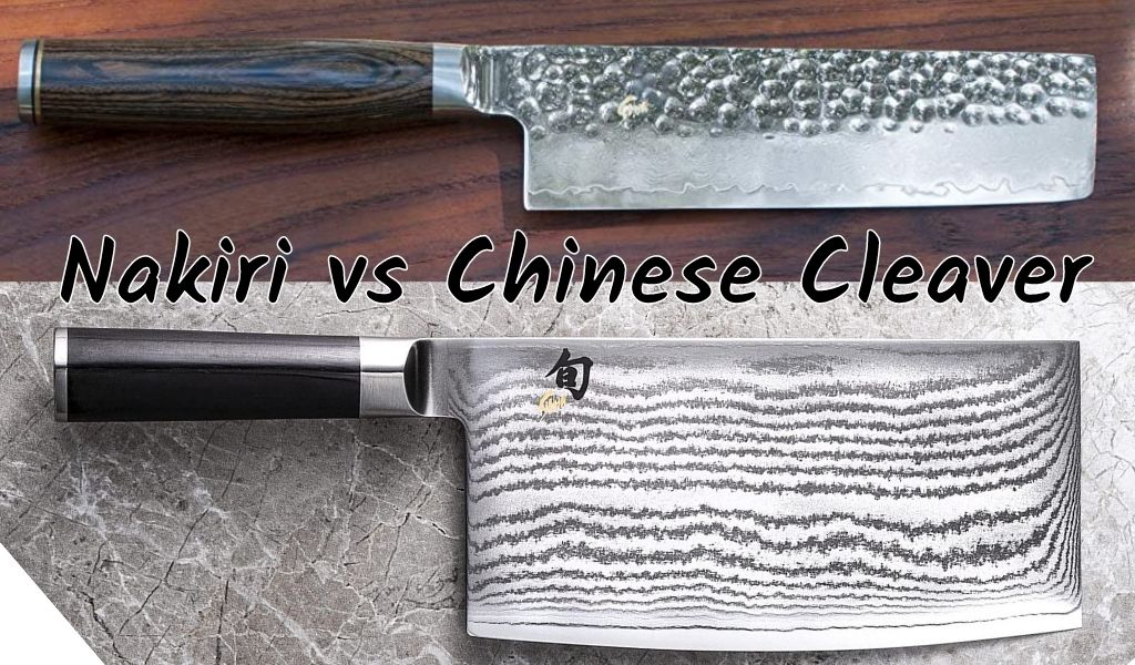 Chinese Vegetable Cleaver vs Nakiri