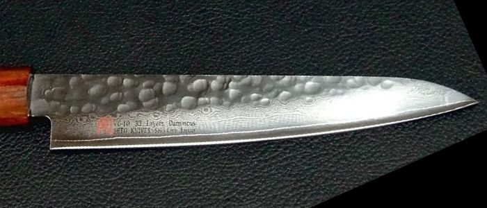 Blade Design of seto iseya petty knife